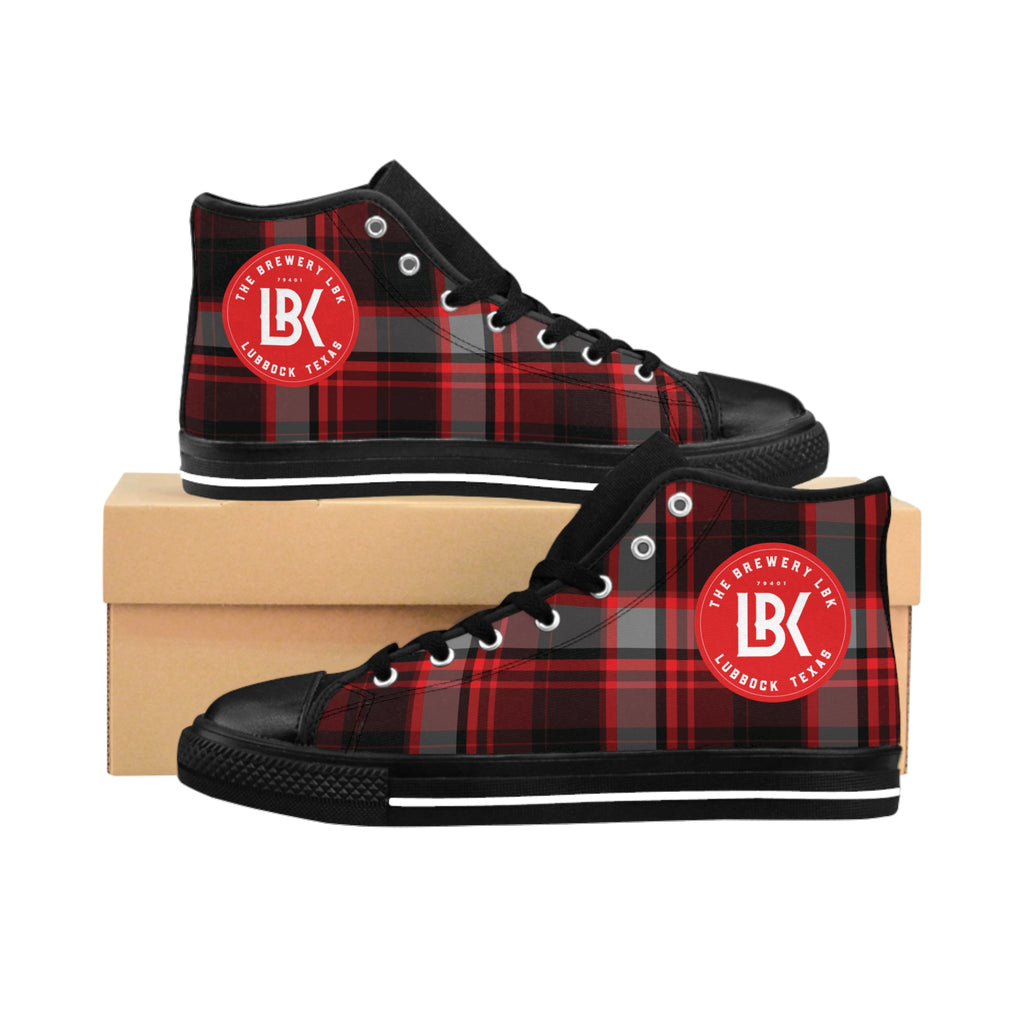 Brewery LBK Classic Tartan High-Top Sneakers