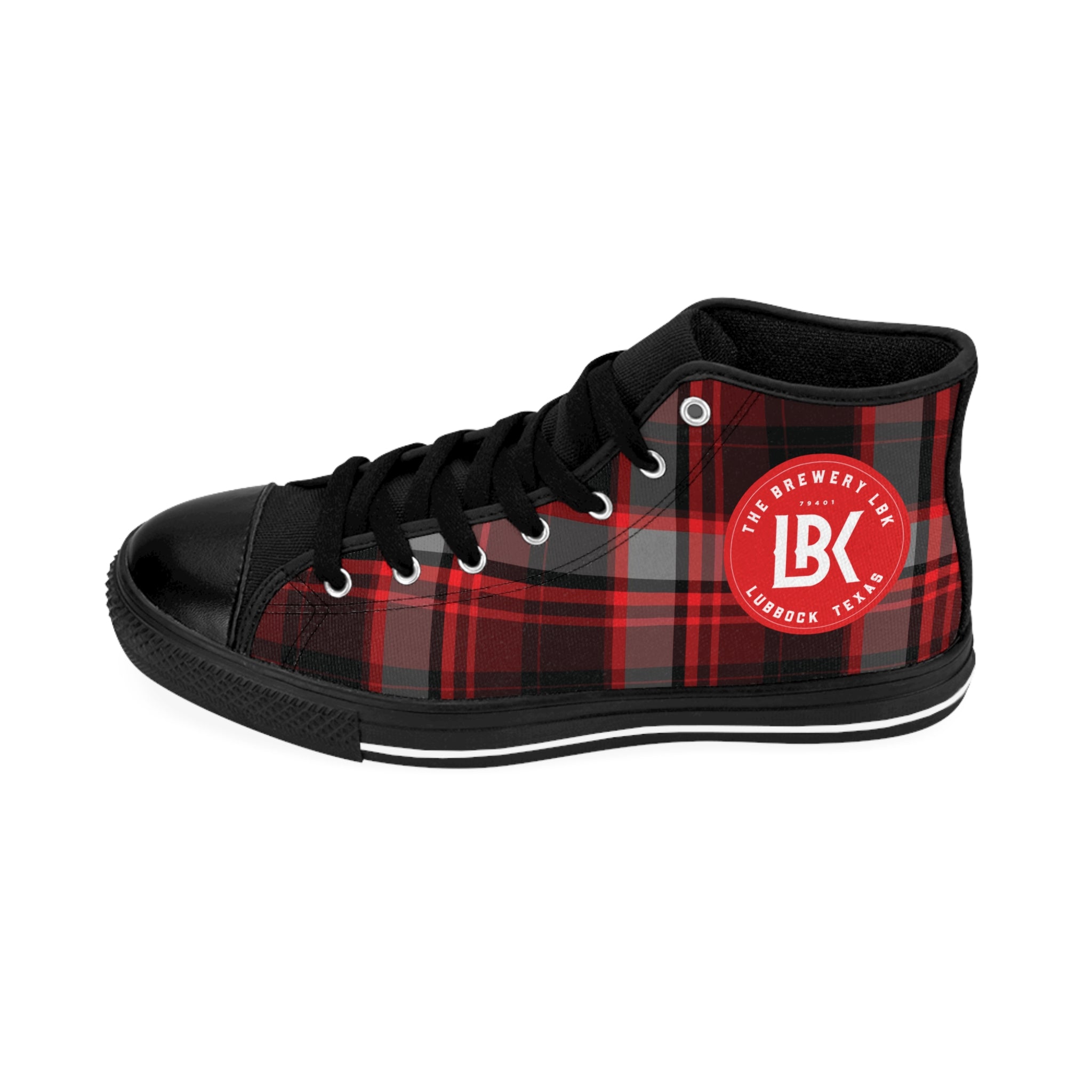 Brewery LBK Classic Tartan High-Top Sneakers